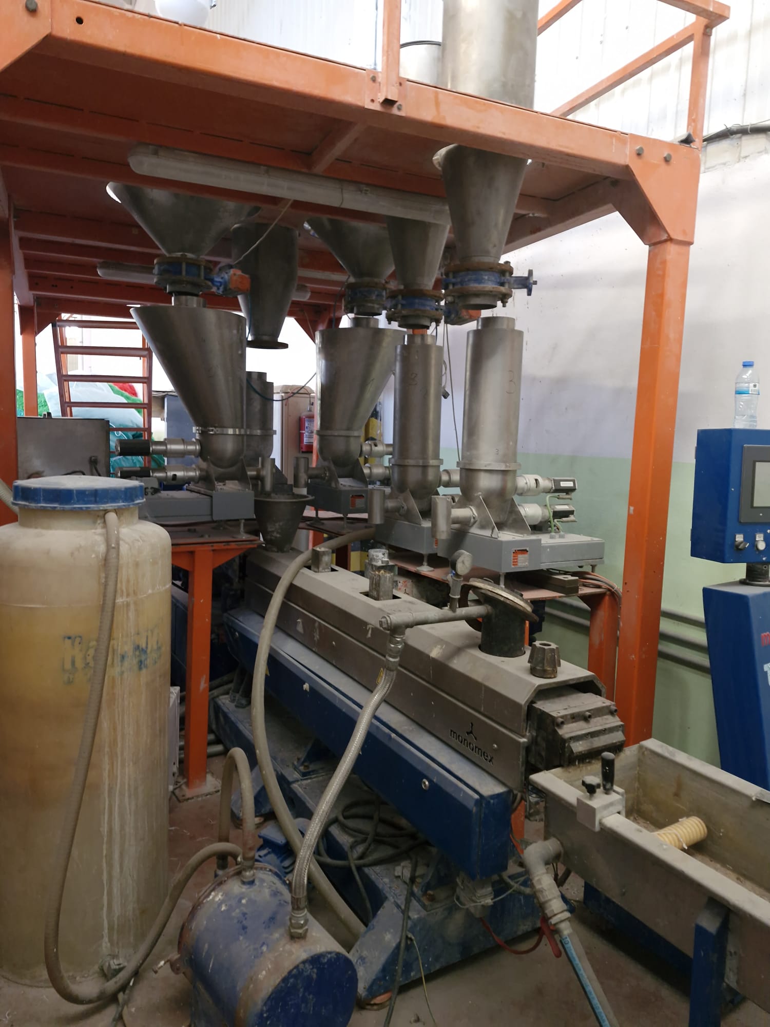 Cam Elyaflı Compound Makinesi / Monomex Çift Vidalı T – 45 Extruder 6 MESLEMELİ - Görsel 11